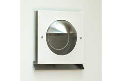 Paneir kappa jalousie inox/blanc d.125mm 