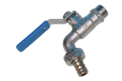 Robinet double service 1/2x3/4x15  