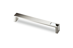 Poignée Intra, entraxe de perçages 192, L 204 mm, B 25 mm, H 26 mm, aspect inox brossé / chromé brillant