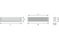 Kantelgreep 118x40mm ba:64mm tinkleur
