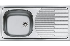 Evier inox basic 1bac+egoutoir  