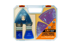 Set 33pcs lames/accessoires pr outils multifonct. 
