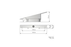 Amari structure support étagère incliné (2 pcs) 