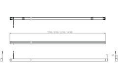 Fondi led 120cm 10W 4000K 12V dimmable 