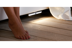 Led set 1 Space Light RVS-look met sensor 12V/0.9w met voeding