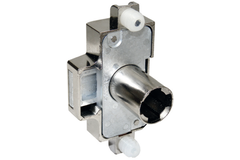 Draaistangslot 759 met drevels 15mm li/re vernikkeld