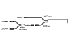 Deur IR-Sensor enkel 12V Mono zwart