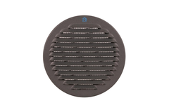 Grille ronde estampée en alu 435r d145mm anthracit 