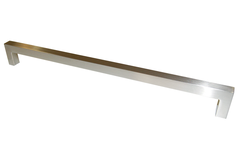 poignée  14x14mm c.90 inox creux 790/804mm 