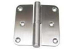 Paumelle 100 x 82mm inox.d.12 dr coin ar  
