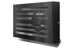 Paneir beta jalousie inox/noir d.150mm 