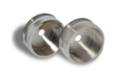 Barhouders rond 19mm koper vernikkeld