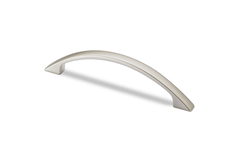 Greep Tolosa, boorafstand 96, L 126 mm, B 10 mm, H 28 mm, Mat vernikkeld