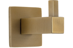 Porte-manteau carré or mat 