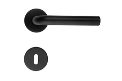 Deurkruk Pro l shape 19mm zwart r+e