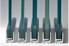 Voorgeboord klikprofiel PROFIX, voor 8/13.5 mm glas, B21 H30 L3000, mat aluminium