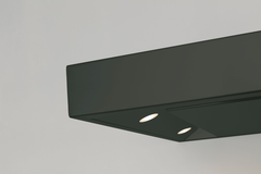 Novy Flatline 90 cm mineral black wanddampkap