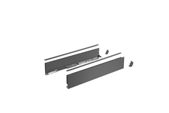 AvanTech YOU set zijwand h101 l550mm antraciet L/R zonder frontbevestiging