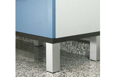 Pied de meuble capri inox-look h.100mm  