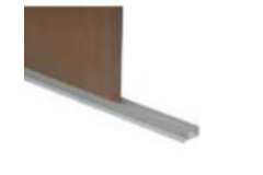 U-prof.vr plinten 16/18mm (4m) transpan