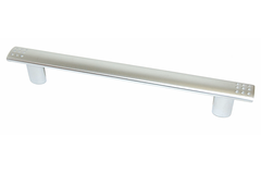 poignée  130mm chrome mat 