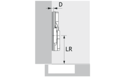Plaque d'adaptateur pour adaptateur parallèle, avec vis Euro prémontées, Distance 0.0 mm