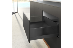 AvanTech YOU set inlay-zijwand h187 l550 antraciet L/R zonder frontbevestiging