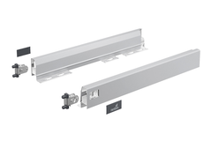 ArciTech Schuiflade, setverpakking, ladezijwand hoogte 78 x NL 500 mm, zilver, links en rechts