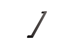 Poignée flat ea256 l270 zamac noir mat 