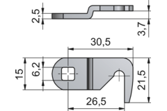 Dial Lock - crochet CAM 2-027 