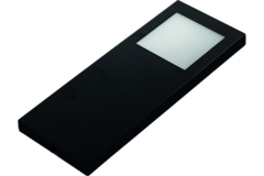 Hera set 1 x Slim-pad F led 5W 24V 3000K zwart+ transfo led 15