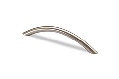 Poignée Nicia, entraxe de perçages 96, L 112 mm, H 30 mm, ø 10 mm, aspect inox brossé