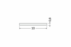 Cache slide plexi A 2000 mat 