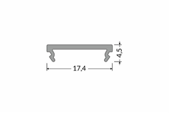 Cache Click plexi F 2000 noir 