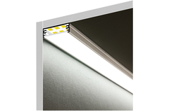 Led profiel Wide24 G/W 2000 zwart geanodiseerd