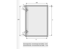 Système de porte pivotante coulissante KA 5740 / 700 mm