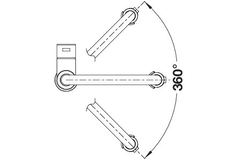 Blanco Sonea-S Flexo inox brossé mitigeur 