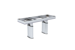 CENTERLIFT 960HA incl. voorkant - 178,0 x 58,0cm, Voor bovenblad 180,0x60,0cm, Geanodiseerd aluminium