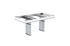 CENTERLIFT 960HE incl. voorkant - 218,0 x 98,0cm, Voor topplank 220,0x100,0cm, Wit, RAL 9003
