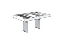 CENTERLIFT 960HF avec façade - 198,0 x 118,0cm, Pour panneau supérieur 200.0x120.0cm, Blanc, RAL 9003