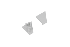 Embout profilé Led corner10 gris 