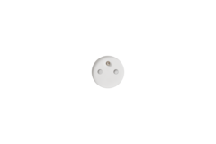 Rond 3.0 - Stone Backfit prise type E - mise à la terre blanc
