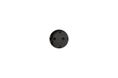 Rond 3.0 - Backfit prise type F - mise à la terre latérale noir