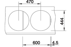 Rondo set edelstaal bekken 175mm en
