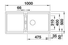 Blanco Adira XL 6 S blanc doux commande automatique