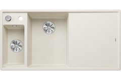 Blanco Axia III 6 S links zacht wit automatische bediening