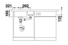 Blanco spoeltafel divon ii 6 s-if bl auto.