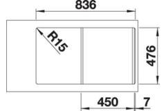 Blanco Lantos 45 S-IF automatisch