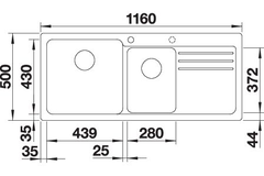 Blanco spoeltafel naya 8 s wit man.