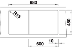 Blanco Zia XL 6 S zwart auto